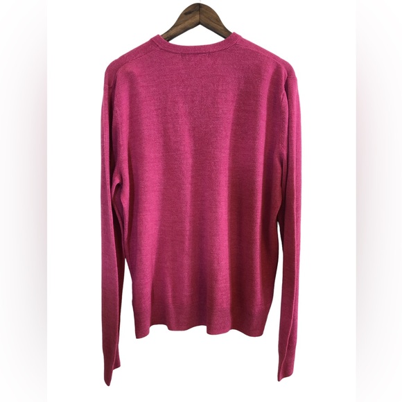 Tricots St. Raphael Fuchsia Men’s Sweater Size Medium - Picture 2 of 3